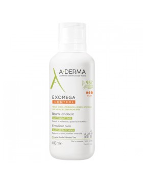 A-Derma Exomega Control Baume Emollient Rich Μαλακτικό Βάλσαμο Κατά του Κνησμού 400ml
