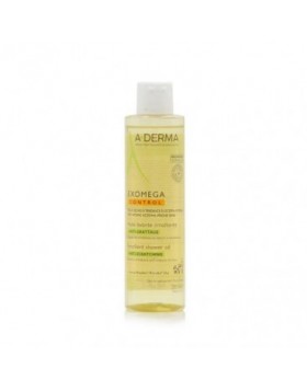 A-Derma Exomega Control Emollient Shower Oil Έλαιο Καθαρισμού Κατά Κνησμού 200ml
