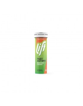 Gluco Tabs Lift Fast Acting Tangy Orange Ταμπλέτες Γλυκόζης με Γεύση Πορτοκάλι, 10 tabs