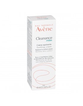 Avene Cleanance Hydra 40 ml – Ενυδατική & Καταπραϋντική Κρέμα για Ξηρή Επιδερμίδα σε Θεραπείες Ακμής