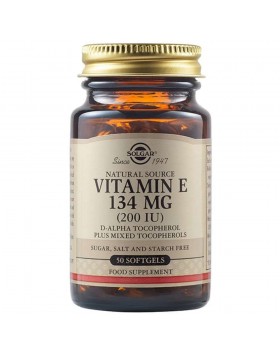 Solgar Vitamin E 134mg (200IU) 50softgels