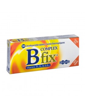Uni-Pharma B Complex Fix 30 Διασπειρόμενα Δισκία