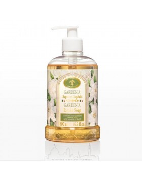 Saponificio Artigianale Fiorentino Gardenia Liquid Soap 500ml – Φυτικό Σαπούνι Γαρδένιας για Απαλό Καθαρισμό
