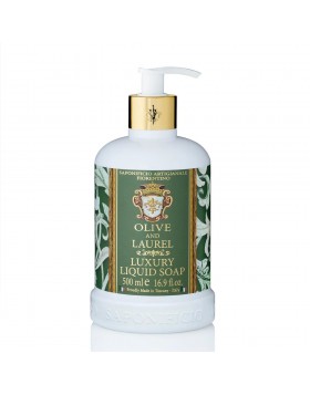 Saponificio Fiorentino Olive & Laurel – Φυτικό υγρό σαπούνι 500ml με ελιά και δάφνη για βαθύ καθαρισμό και φυσική ενυδάτωση