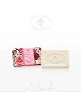 Saponificio Fiorentino Rose – Φυτικό σαπούνι 250g με εκλεπτυσμένο άρωμα τριαντάφυλλου για καθημερινή φροντίδα και φρεσκάδα
