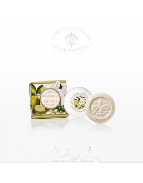 Saponificio Fiorentino Σαπούνι Bergamotto & Gardenia 100g – Φυτικό σαπούνι με δροσερό και λουλουδένιο άρωμα για καθημερινή φροντίδα