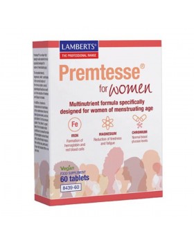 Lamberts Premtesse Women 60 Tabs – Πολυβιταμίνη για PMS & Κύκλο