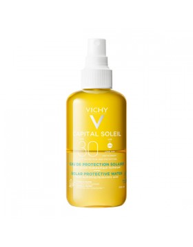 Vichy Capital Soleil Solar Protective Water SPF30 Αντηλιακό Νερό Προστασίας & Ενυδάτωσης με Υαλουρονικό Οξύ, 200ml