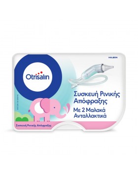 Otrisalin Συσκευή Ρινικής Απόφραξης & 2 τμχ Εύκαμπτα Ανταλλακτικά