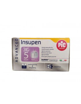 Pic Insupen Original Βελόνες για Πένα Ινσουλίνης 31G x 5mm 100τεμ