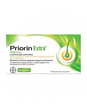 Priorin Extra Συμπλήρωμα Διατροφής Κατά της Τριχόπτωσης 30caps