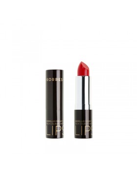 Korres Morello Creamy Lipstick No 54 Κλασσικό Κόκκινο, Σταθερό-Λαμπερό Αποτέλεσμα 3,5 gr