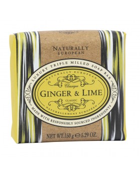 Somerset Toiletry Co Ginger & Lime Luxury Triple Milled Soap 150g Vegan – Αρωματικό Σαπούνι Πολυτελείας