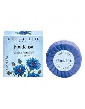 L'Erbolario Fiordaliso Αρωματικό Σαπούνι 100g – Φυτικό σαπούνι με εκχύλισμα κυανθού για ήπιο καθαρισμό & ντελικάτο άρωμα
