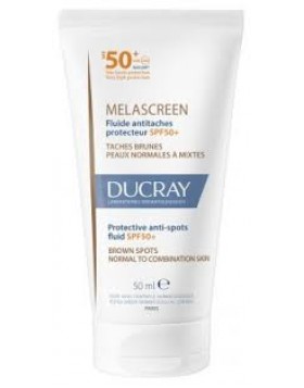 Ducray Melascreen Protective Anti-spot Fluid SPF50+ Light Cream Λεπτόρρευστη Αντηλιακή Κρέμα κατά των Κηλίδων για Κανονικό & Μικτό Δέρμα 50ml