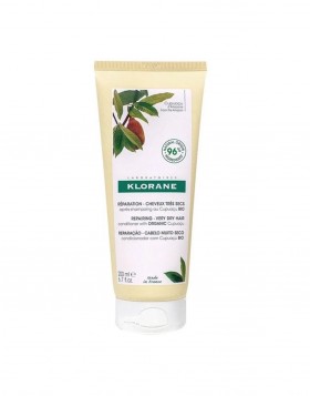 Klorane Cupuacu Nourishing & Repairing Μαλακτική Κρέμα Θρέψης & Επανόρθωσης Για Ξηρά & Κατεστραμμένα Μαλλιά Χωρίς Θειικά Άλατα 200ml
