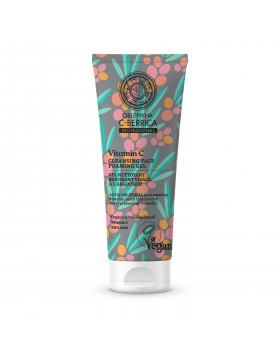 Natura Siberica C‑Berrica Vitamin C Καθαριστικό Αφρώδες Gel 75 ml – Αναζωογόνηση & Λάμψη