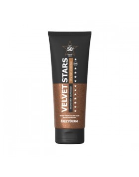 Frezyderm Velvet Stars SPF50+ 175 ml – Αντηλιακό Σώματος με Βελούδινη Λάμψη & Silver Glow