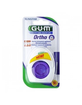 Gum Ortho Floss Νήμα για Σιδεράκια & Γέφυρες 50 χρήσεις