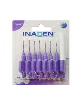 Inaden Interdental Brush 1.1mm Μωβ Βουρτσάκια 8τμχ