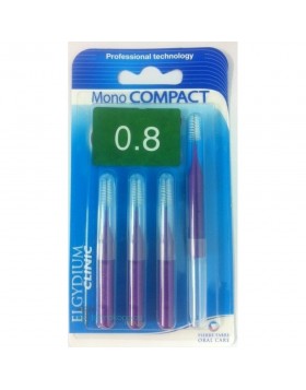 Elgydium Clinic Monocompact Μεσοδόντια Βουρτσάκια 0.8mm 4τμχ