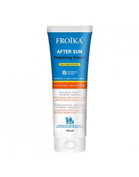 Froika After Sun Repairing Cream 150 ml – Gel Κρέμα Προσώπου & Σώματος με Φραγκόσυκο, Aloe Vera, Υαλουρονικό & Βιταμίνη E