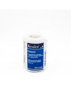  Kessler Fixband Αυτοκόλλητος Ελαστικός Επίδεσμος 8cm x 4m 1 Ρολλό