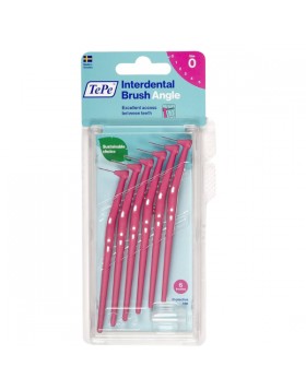 TePe International Brush Angle No.0 Φούξια 6τμχ
