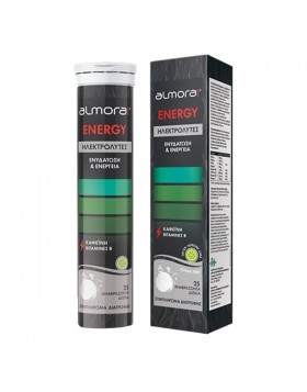 Almora Plus Energy – Συμπλήρωμα Ενέργειας με 25 Αναβράζουσες Ταμπλέτες
