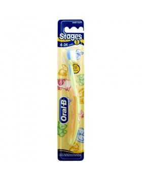 Oral-B Baby Winnie Βρεφική Οδοντόβουρτσα 0-2 Ετών | Extra Soft για Ευαίσθητα Ούλα