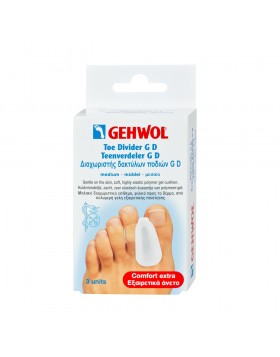 Gehwol Toe Divider GD Medium Διαχωριστής Δακτύλων Ποδιού, 3τεμ