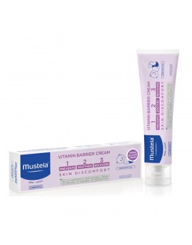 Mustela Vitamin Barrier Creme Change 1-2-3 Καθημερινή Κρέμα Αλλαγή Πάνας 100ml (ΗΜ. ΛΗΞΗΣ 10/25)