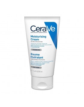 CeraVe Moisturizing Cream 50ml Ενυδάτωση για Ξηρό & Πολύ Ξηρό Δέρμα με Κεραμίδια