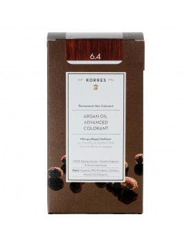 Korres Argan Oil Advanced Colorant 6.4 Ξανθό Σκούρο Χάλκινο 50ml