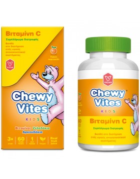 Chewy Vites Kids Vitamin C 60 Gummies – Βιταμίνη C για Παιδιά σε Ζελεδάκια για Ενίσχυση Ανοσοποιητικού με Υπέροχη Γεύση