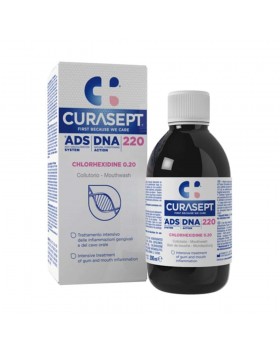 Curasept ADS DNA 220 Chlorhexidine 0.20 Στοματικό Διάλυμα, 200ml. Αντισηπτική Δράση & Αντιφλεγμονώδης Φόρμουλα