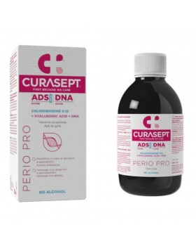 Curasept Mouthwash ADS DNA Perio Pro Στοματικό Διάλυμα 200 ml | Χλωρεξιδίνη 0.12%, Υαλουρονικό Οξύ & Ν-Ακετυλοκυστεΐνη