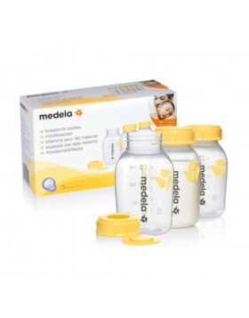 Medela Μπιμπερό με Πώμα Σετ 3 τμχ 150 ml