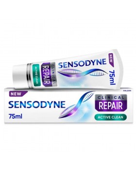 Sensodyne Clinical Repair Active Clean Οδοντόκρεμα για Αναδόμηση των Ευαίσθητων Δοντιών, 75ml
