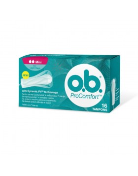 O.B. Mini ProComfort x16 – Ταμπόν Μικρής Ροής Για Ήπιες Ημέρες Περιόδου | Απόλυτη Άνεση & Προστασία