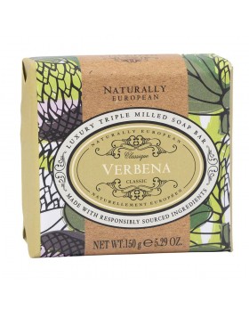 Naturally European Verbena Soap 150g – Αρωματικό Σαπούνι με Βερβένα & Φρέσκες Νότες Εσπεριδοειδών