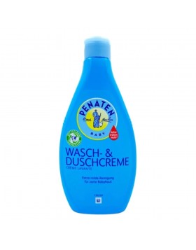 Penaten Bath & Shower Cream 400 ml – Απαλό Καθαριστικό Σώματος & Μαλλιών για Βρέφη