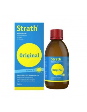Strath Original + Vitamin D 250 ml – Πολυβιταμινούχο Σιρόπι Φυτικής Μαγιάς για Ανοσοποιητικό & Ενέργεια