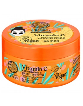 Natura Siberica Oblepikha C‑Berrica Vitamin C Express Glow & Lifting Eye Patches 60 τεμάχια / Επιθέματα Ματιών με Βιταμίνη C για Λάμψη & Ανόρθωση