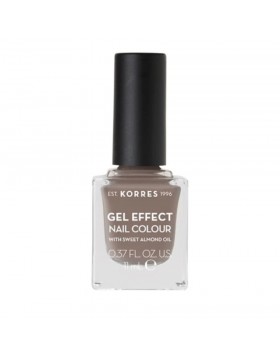 Korres Gel Effect Nail Colour No.95 Stone Grey 11 ml / Βερνίκι Νυχιών «Stone Grey»