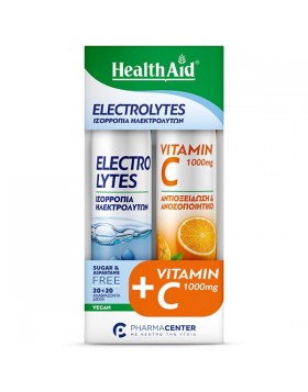 Health Aid Combo Pack – Electrolytes & Vitamin C, 20+20eff - Ενέργεια & Ενυδάτωση