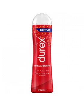 Durex Strawberry Lube 50ml – Λιπαντικό με Άρωμα & Γεύση Φράουλα