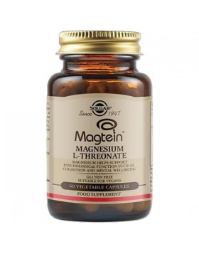 Solgar Magtein Magnesium L-Threonate 60 caps – Εγκεφαλική Υποστήριξη