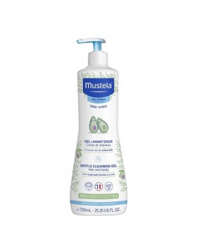 Mustela Bebe Gentle Cleansing Gel με Αβοκάντο 750ml