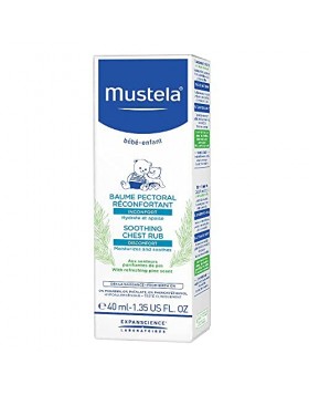 Mustela Soothing Chest Rub Κρέμα Εντριβής Στήθους 40ml
